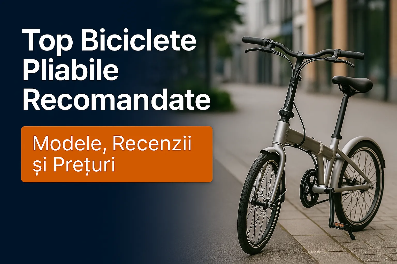 Top biciclete pliabile recomandate - Modele, Recenzii și Prețuri
