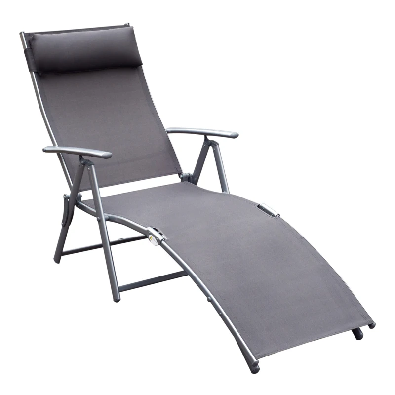 Sezlong Outsunny Relax Pliabil Schelet in Metal Sezlong Outsunny Relax Pliabil Schelet in Metal