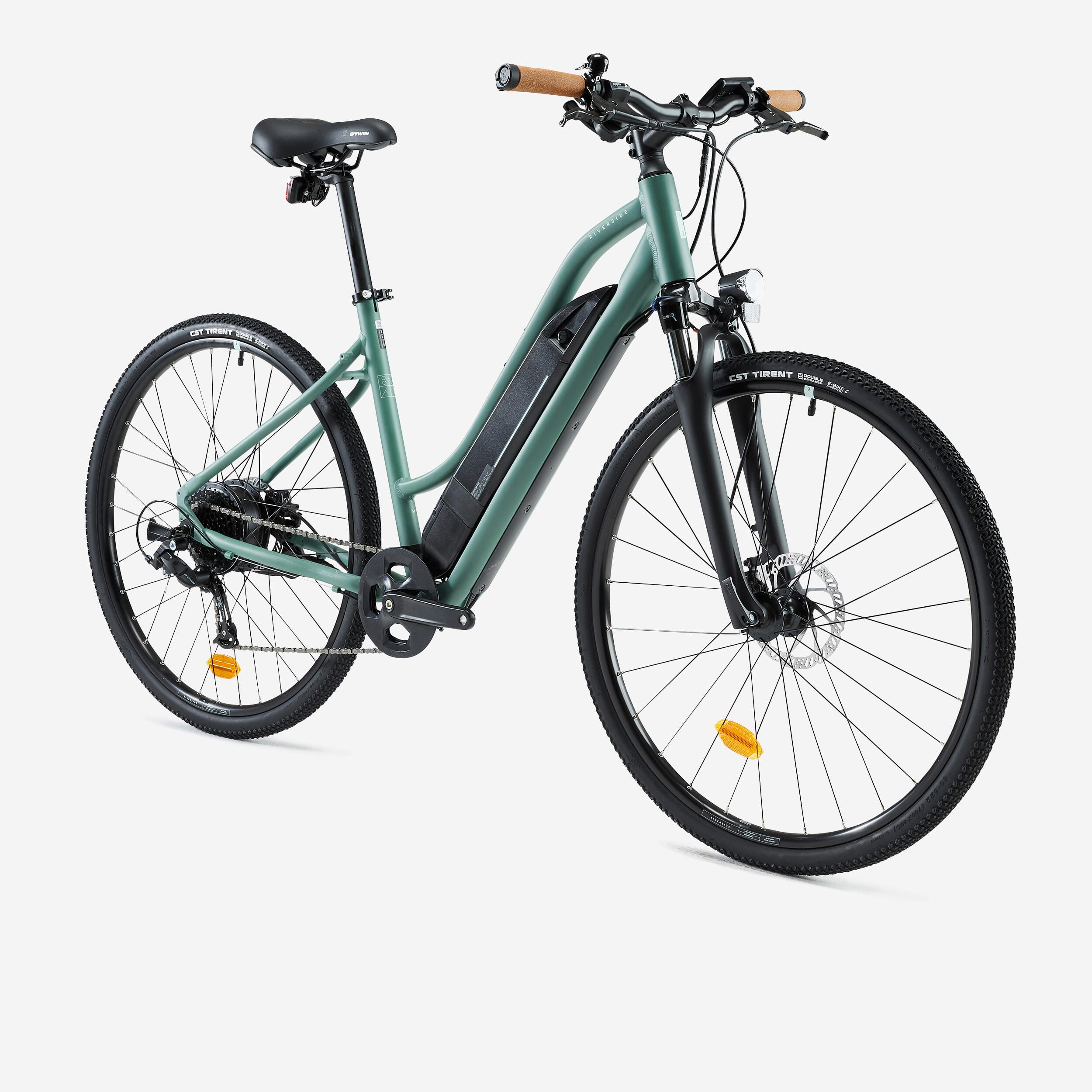 Bicicletă polivalentă electrică Riverside 520E Bicicletă polivalentă electrică Riverside 520E cadru jos