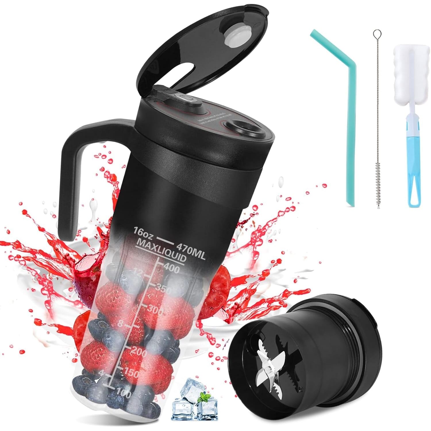 Blender electric portabil NextWave™ 470 ml Blender electric portabil NextWave™ 470 ml