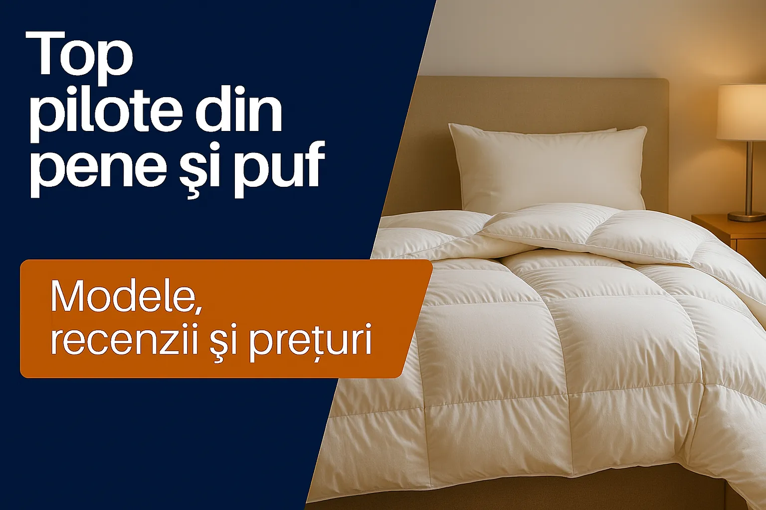 Top pilote din pene și puf pentru acasă