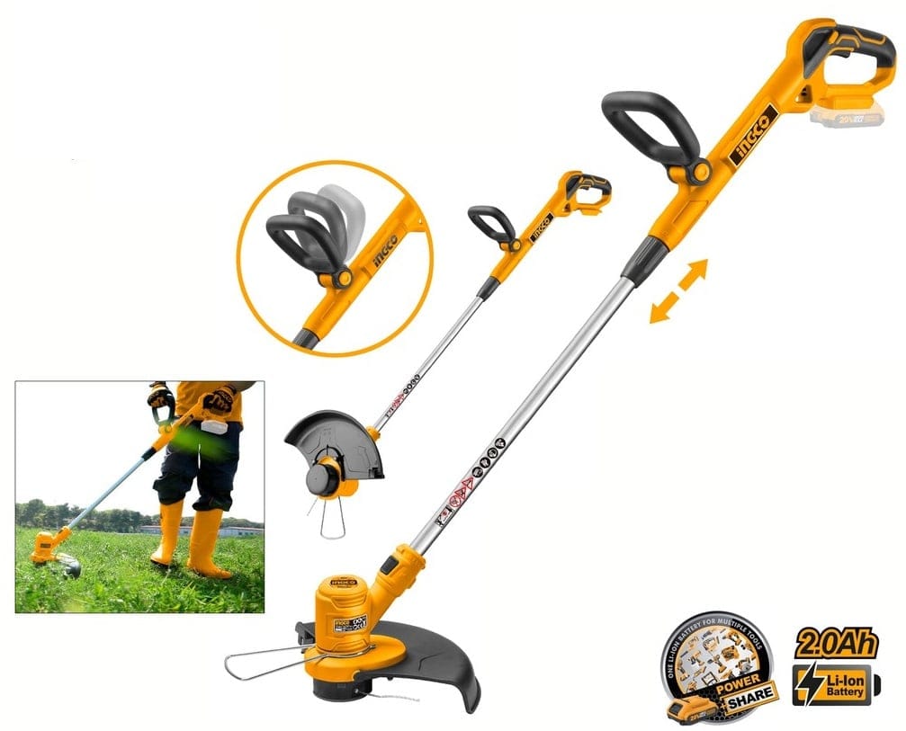 Trimmer electric coasa 20V Ingco CGTLI20018 Trimmer electric coasa 20V Ingco CGTLI20018
