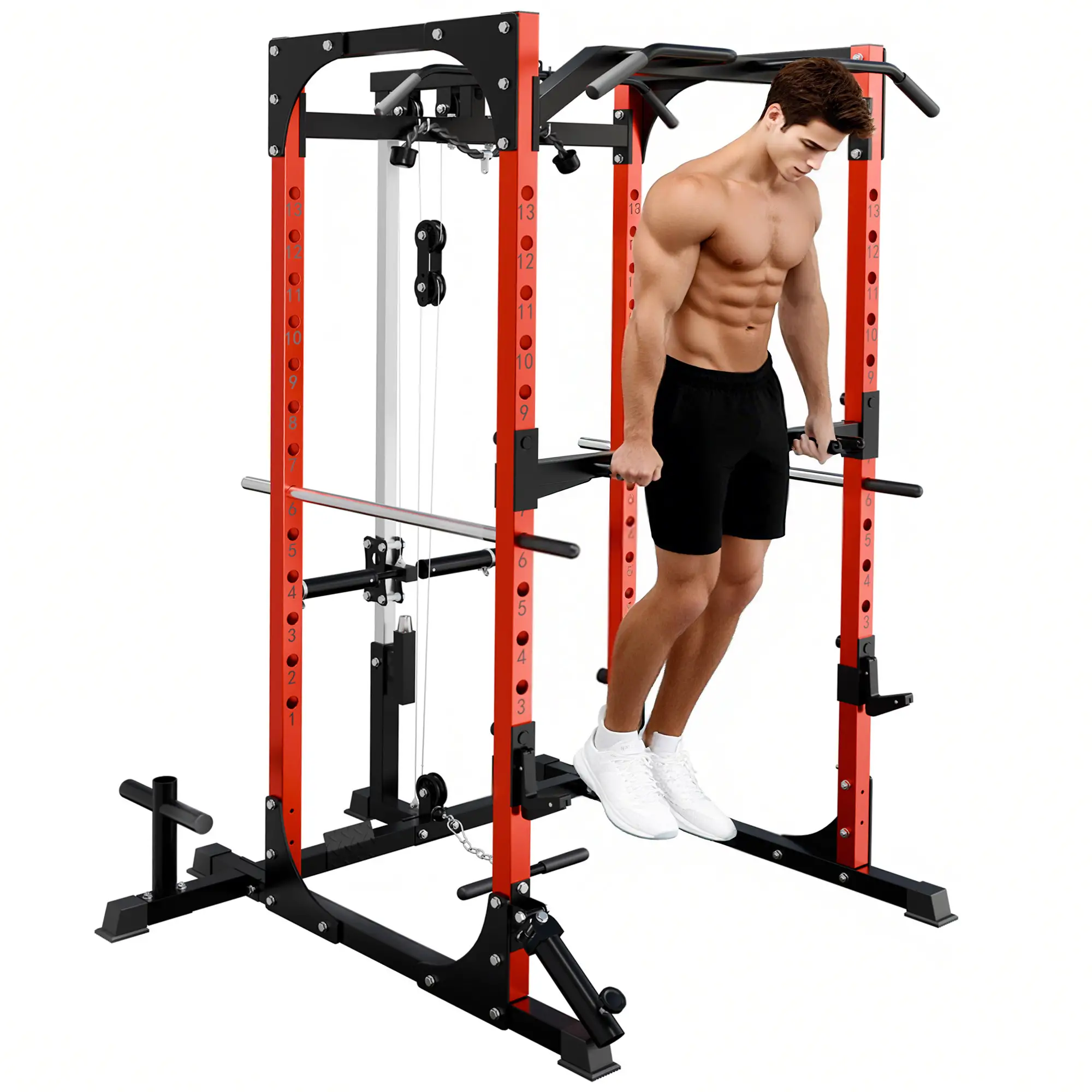 Stație de Fitness SPORTNOW cu Suport pentru Halteră Stație de Fitness SPORTNOW cu Suport pentru Halteră