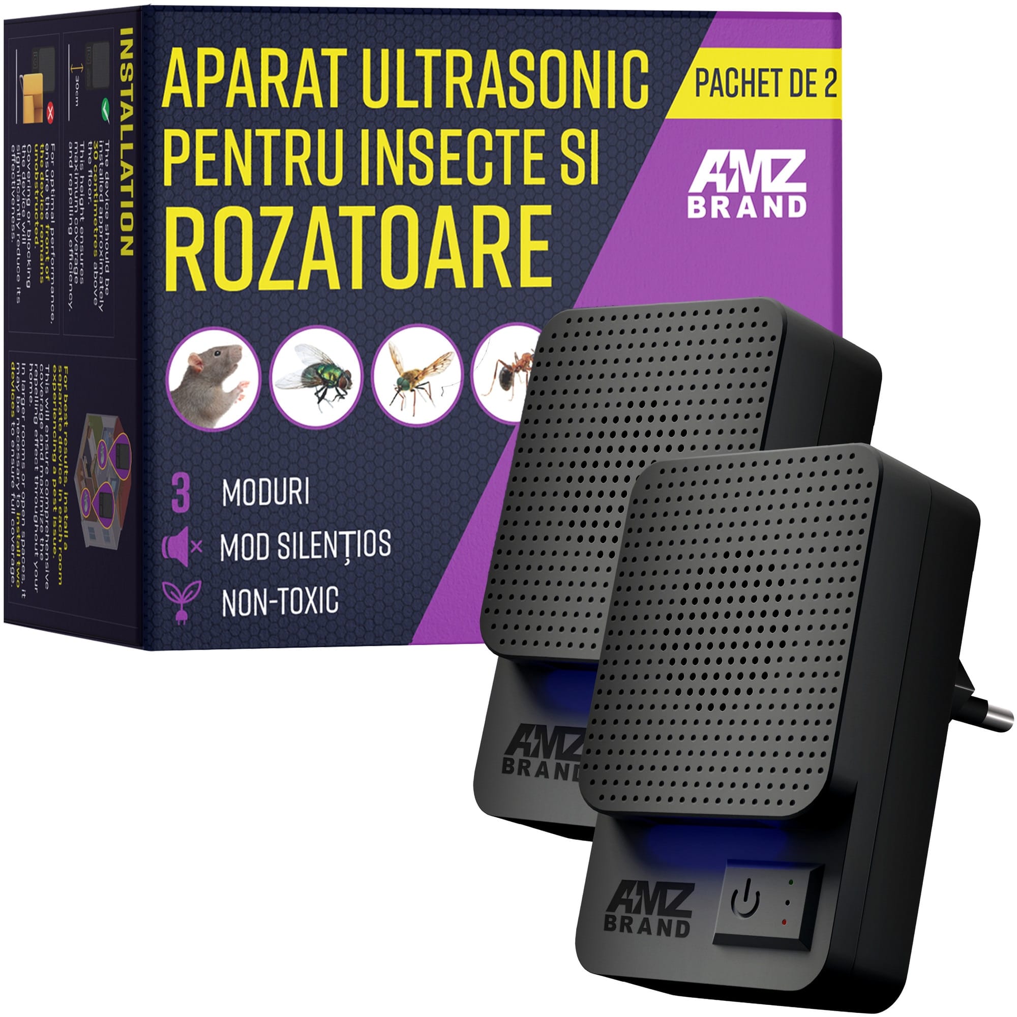 Aparat Ultrasunete Anti-Daunatori AMZ Brand