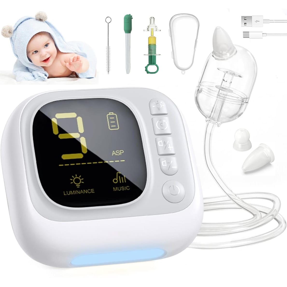 Aspirator Nazal Electric, BYONDSELF 9 Trepte de Aspiratie Aspirator Nazal Electric, BYONDSELF 9 Trepte de Aspiratie