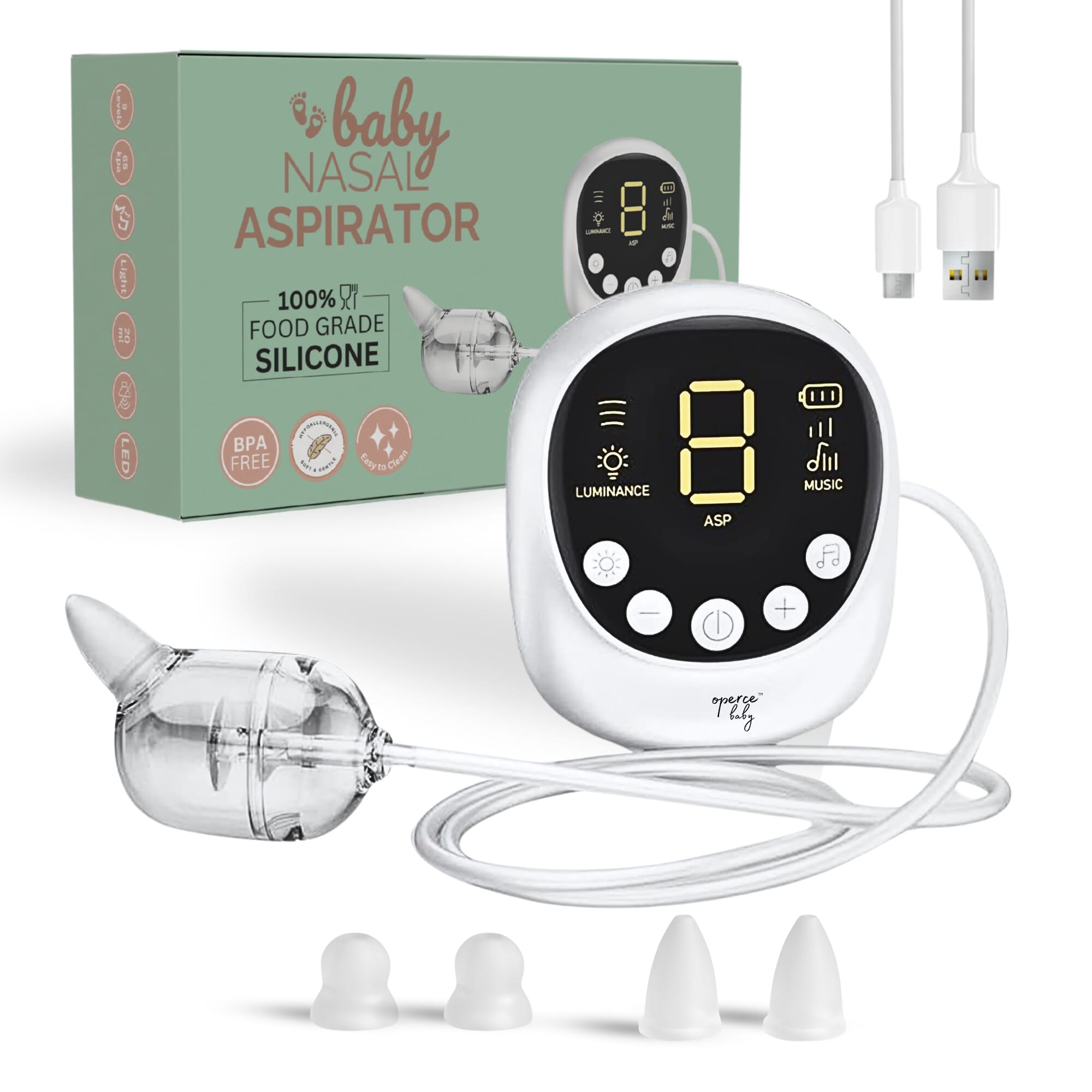 Aspirator Nazal Electric OPERCE Premium Aspirator Nazal Electric OPERCE Premium