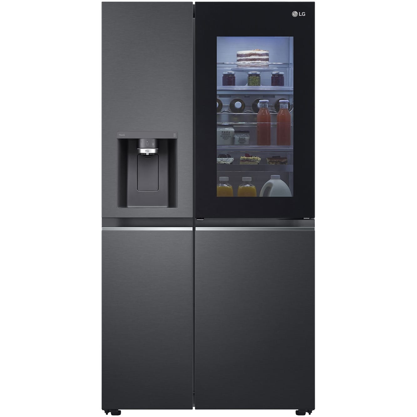 Frigider Side by side LG GSXV91MCAE