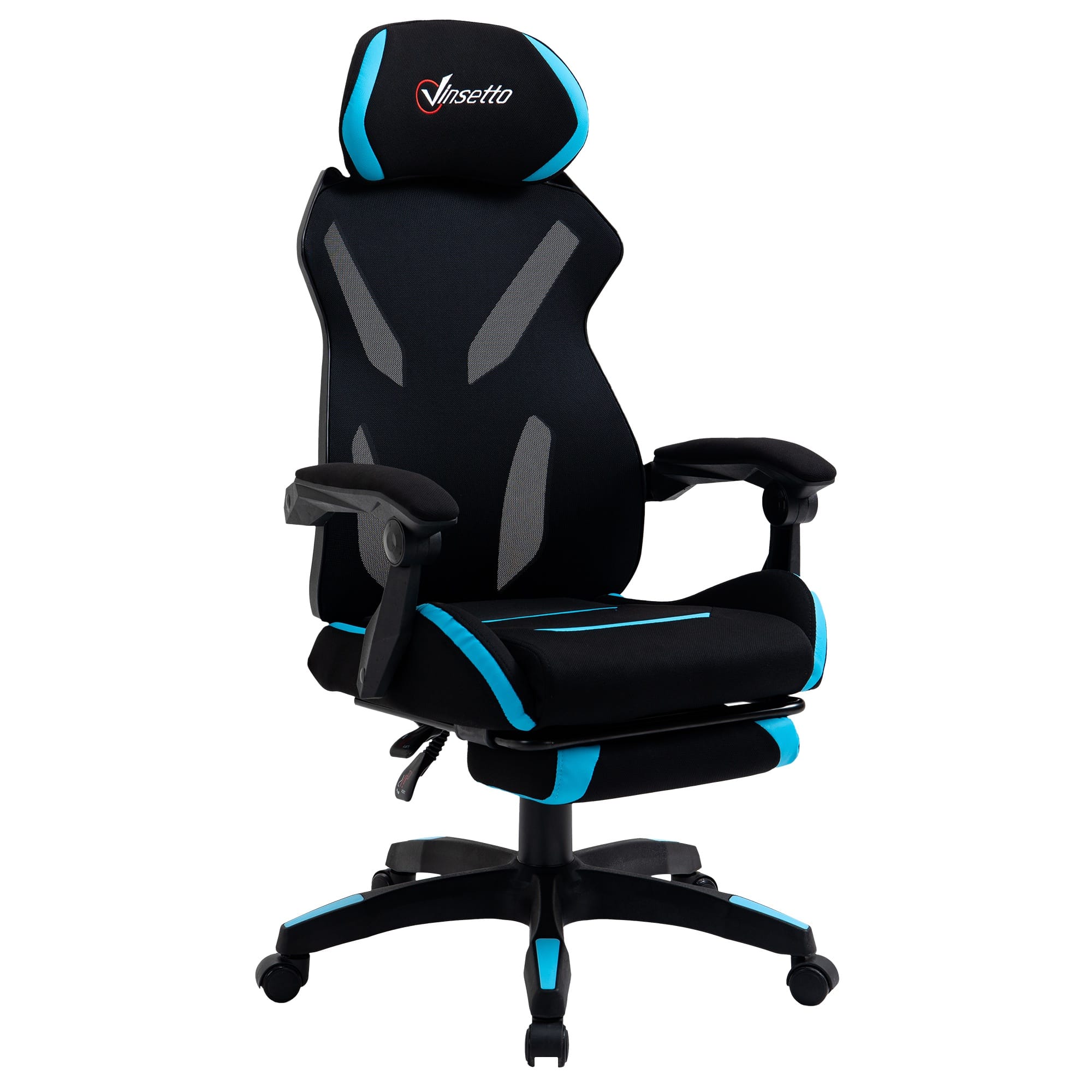 Scaun Gaming Ergonomic Vinsetto Negru/Albastru